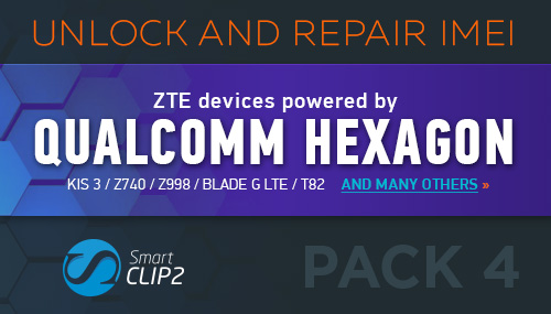 Smart-Clip2 Unlock and IMEI Repair for ZTE Open C, ZTE Z730 (Concord II)